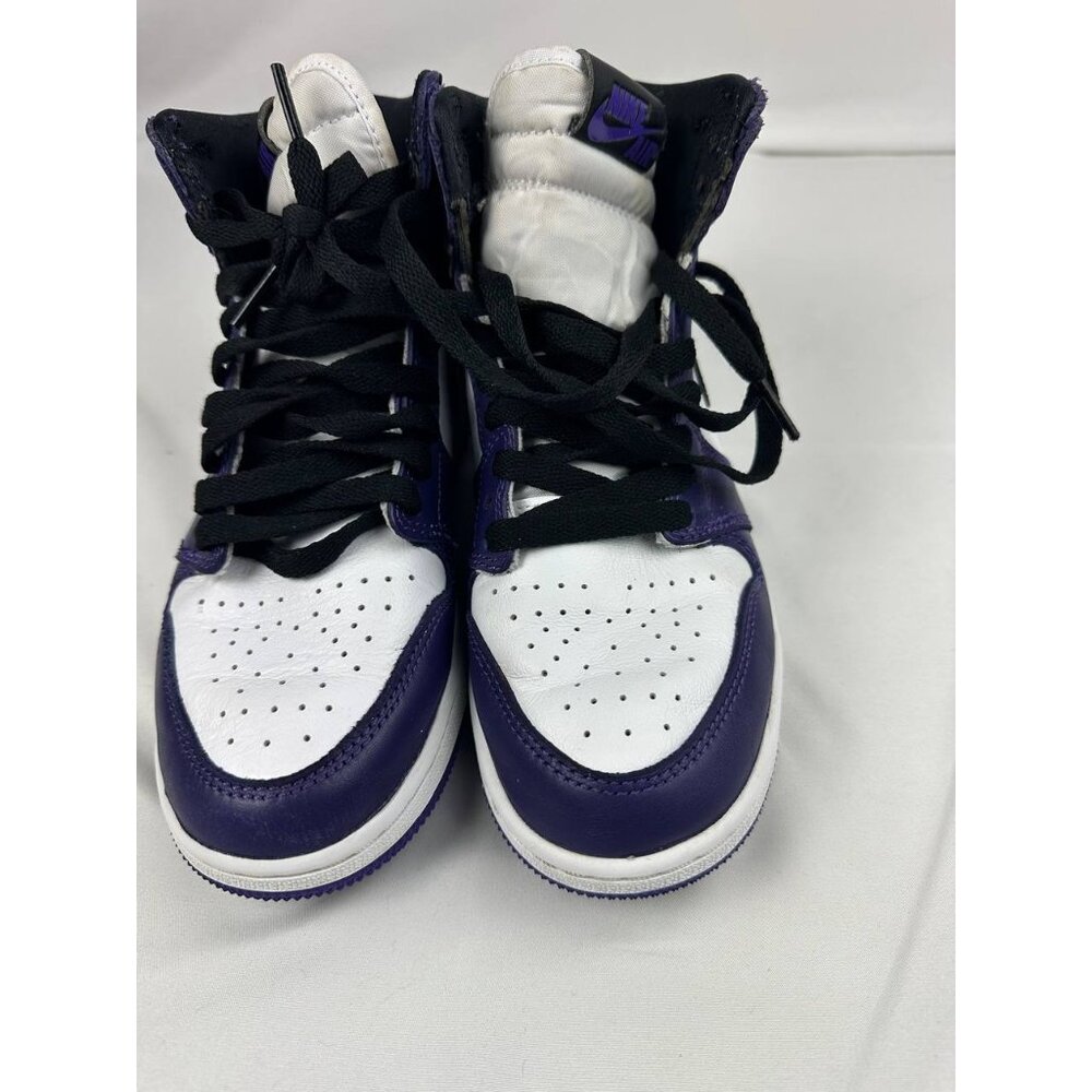 Nike Air Jordan 1 High OG GS 'Court Purple 2.0' 575441-500 Youth Size 5.5Y (7W) - Picture 2 of 8